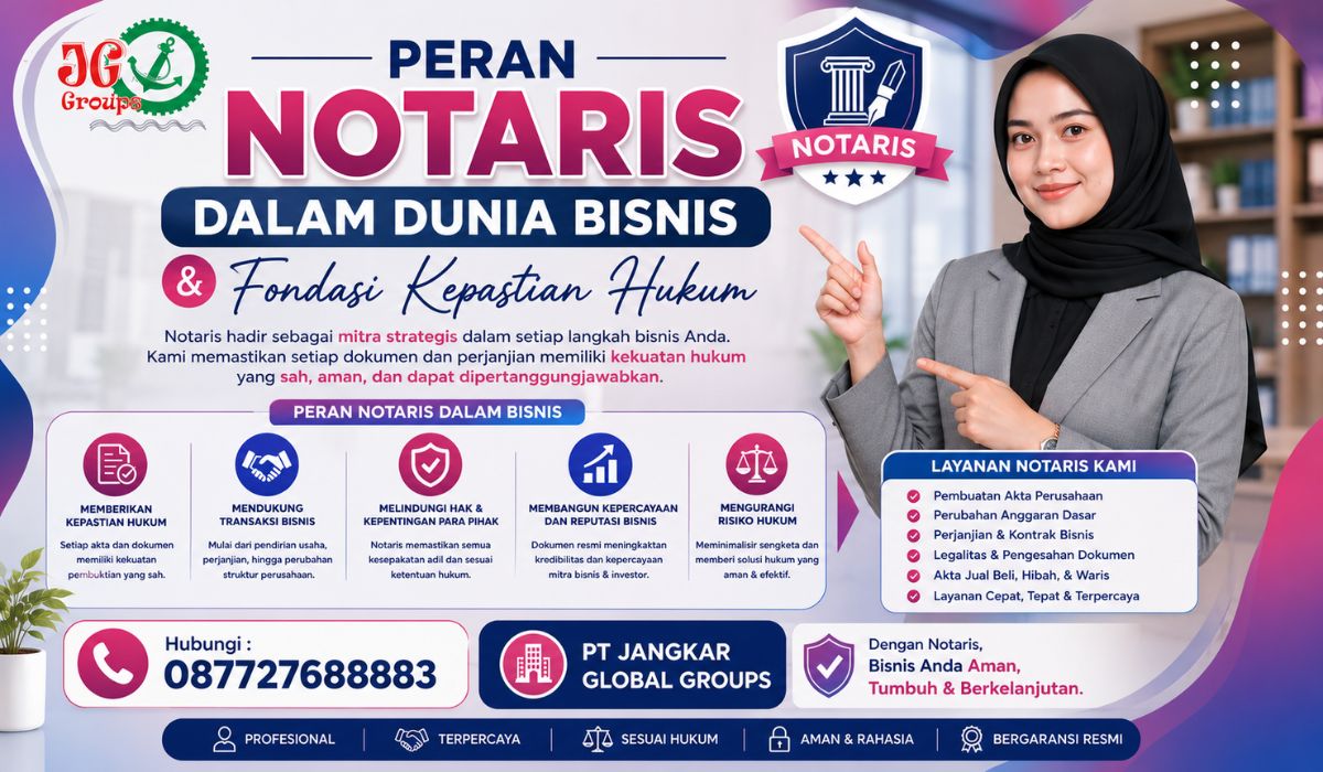 Peran Notaris dalam Dunia Bisnis & Fondasi Kepastian Hukum