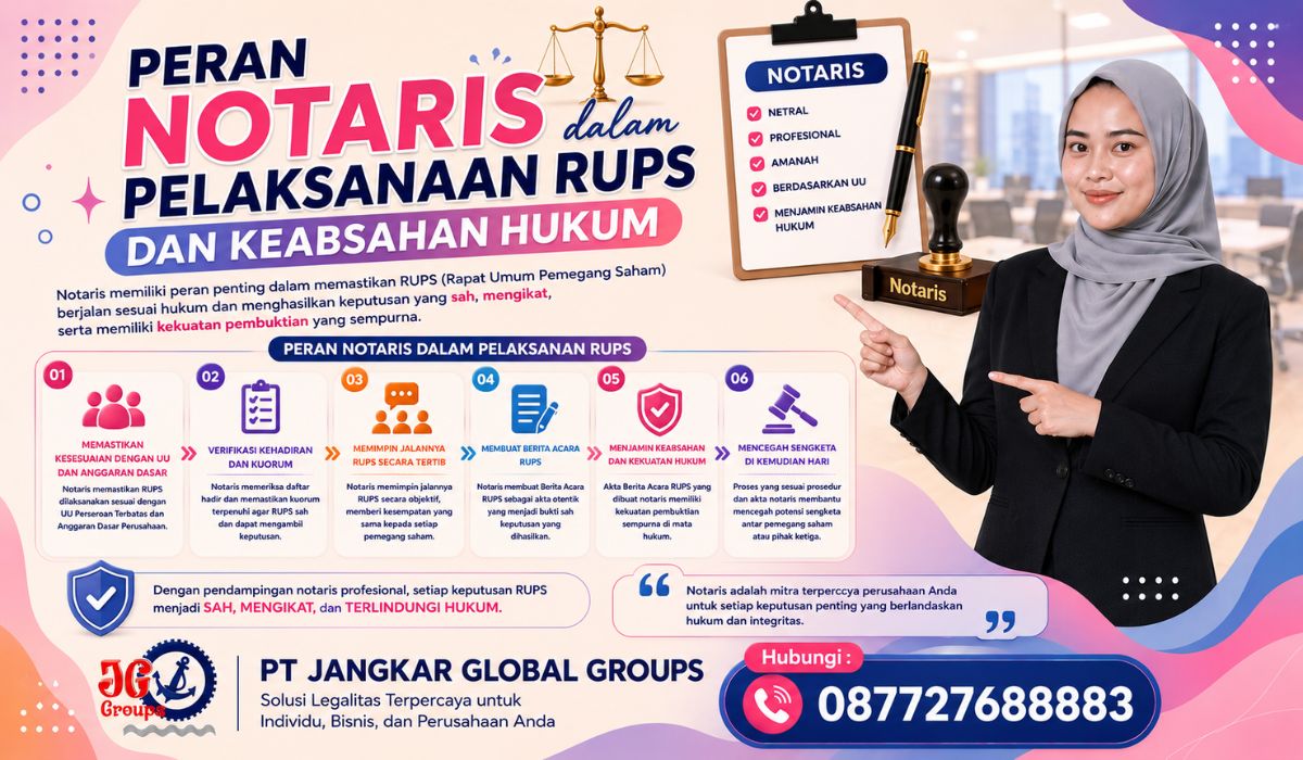 Peran Notaris dalam Pelaksanaan RUPS Dan Keabsahan Hukum