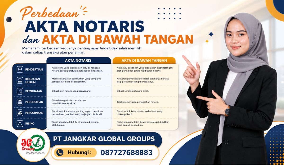 Perbedaan Akta Notaris dan Akta di Bawah Tangan