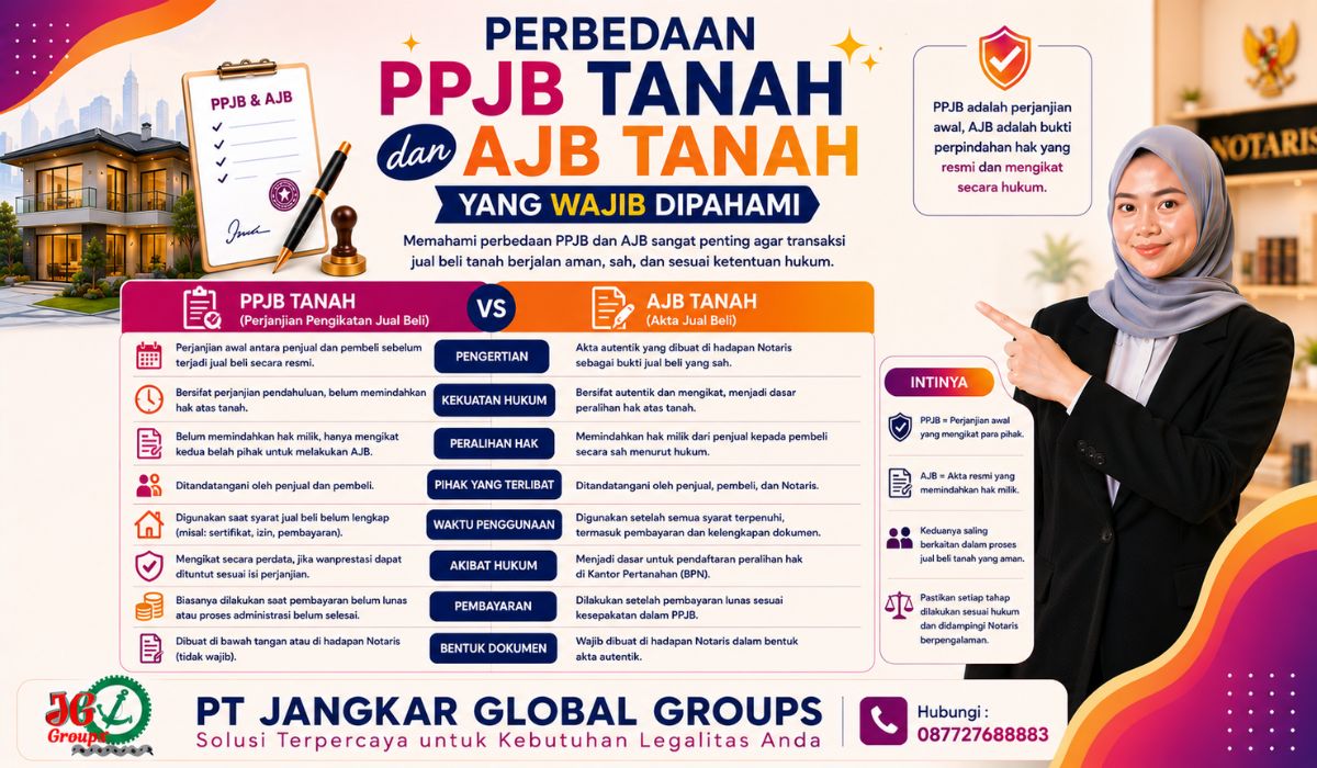 Perbedaan PPJB Tanah dan AJB Tanah yang Wajib Dipahami