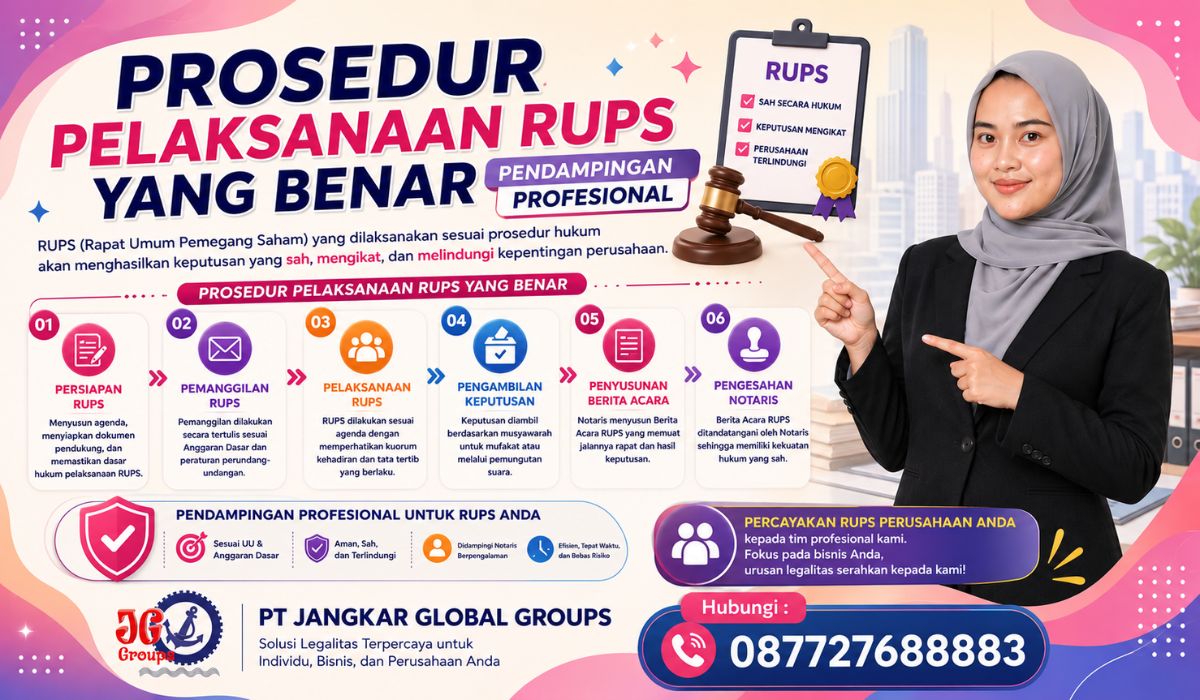 Prosedur Pelaksanaan RUPS yang Benar Pendampingan Profesional