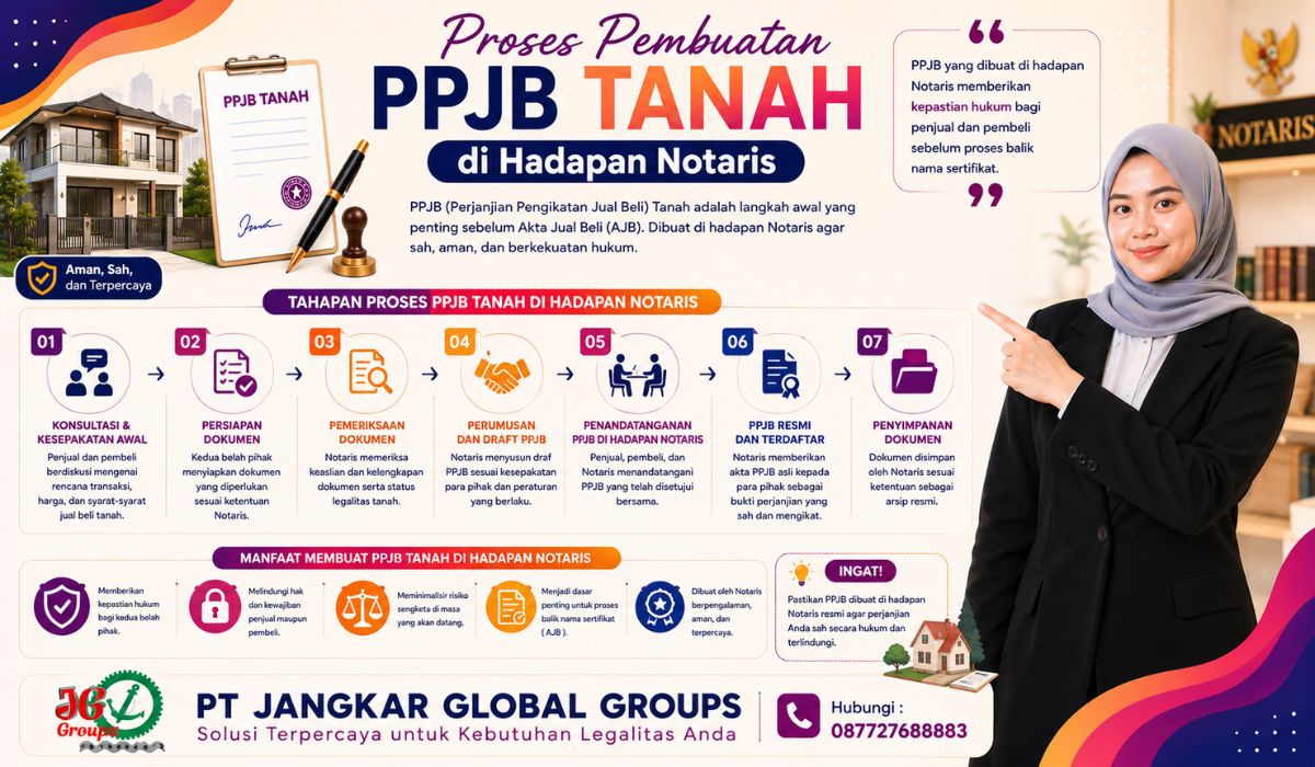 Proses Pembuatan PPJB Tanah di Hadapan Notaris