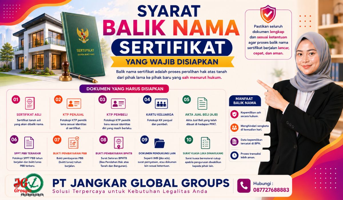 Syarat Balik Nama Sertifikat yang Wajib Disiapkan
