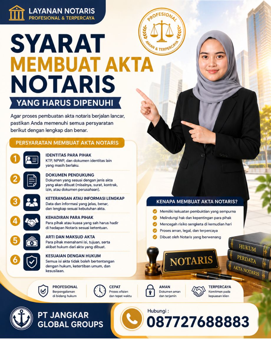 Syarat Membuat Akta Notaris yang Harus Dipenuhi