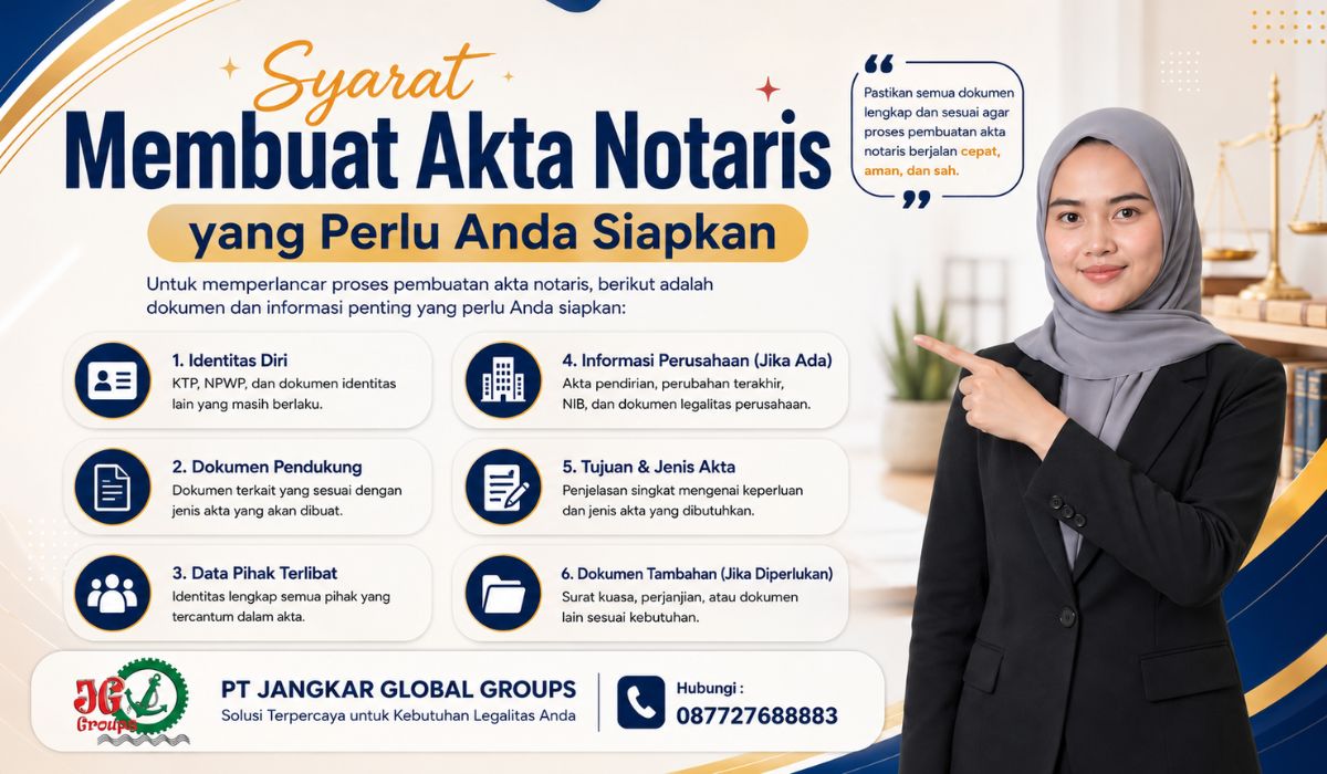 Syarat Membuat Akta Notaris yang Perlu Anda Siapkan