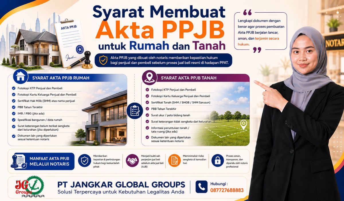 Syarat Membuat Akta PPJB untuk Rumah dan Tanah