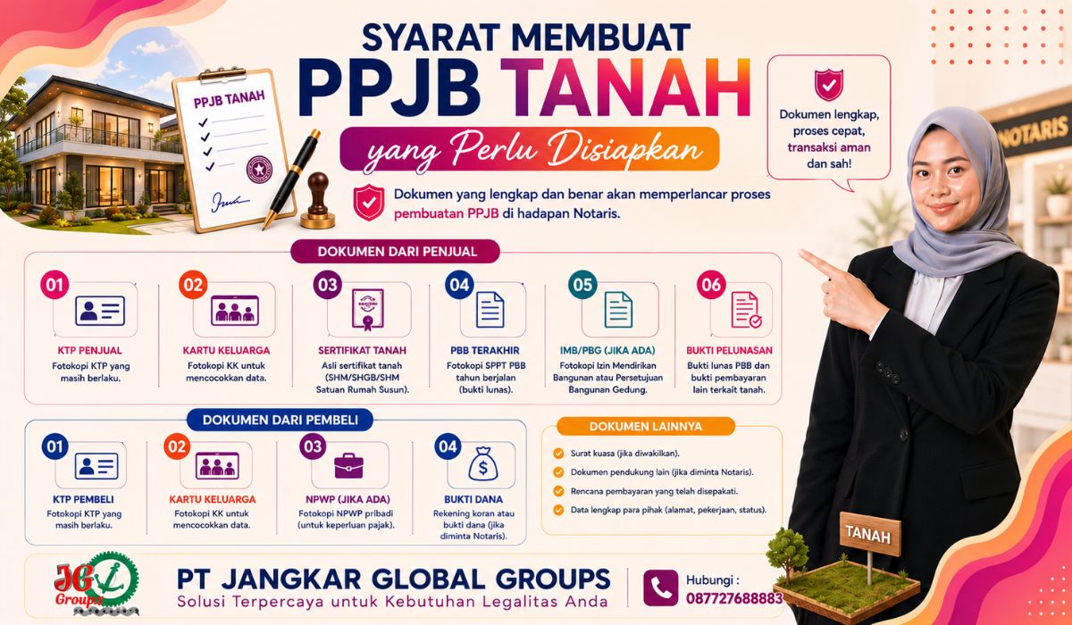 Syarat Membuat PPJB Tanah yang Perlu Disiapkan