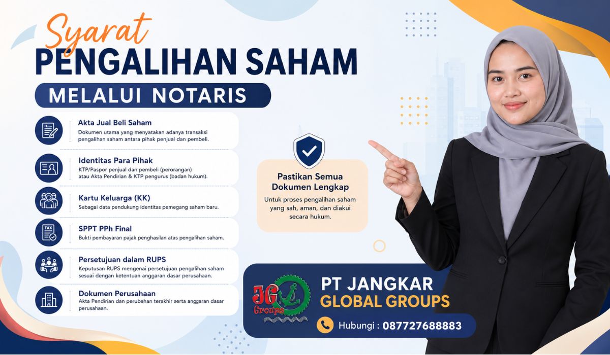 Syarat Pengalihan Saham Melalui Notaris