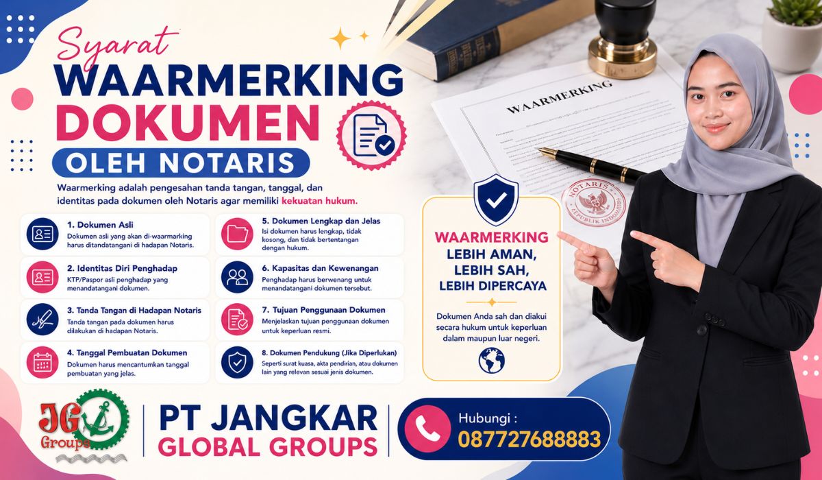 Syarat Waarmerking Dokumen oleh Notaris