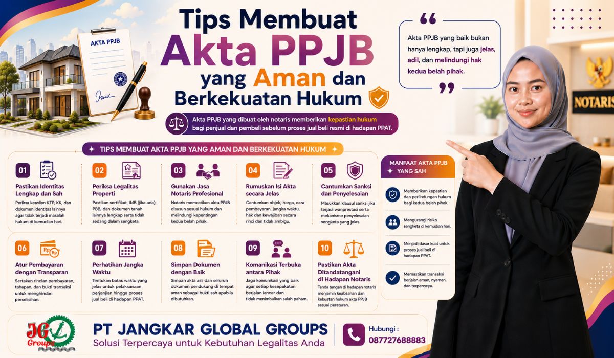Tips Membuat Akta PPJB yang Aman dan Berkekuatan Hukum