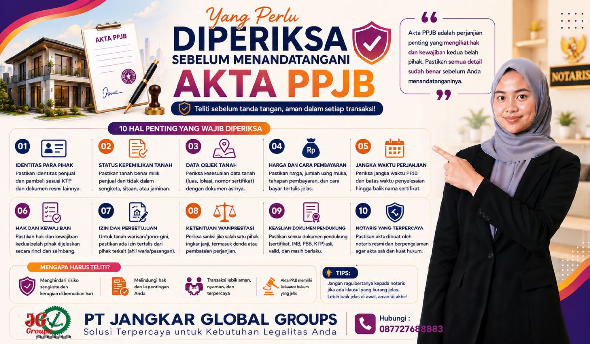 Yang Perlu Diperiksa Sebelum Menandatangani Akta PPJB