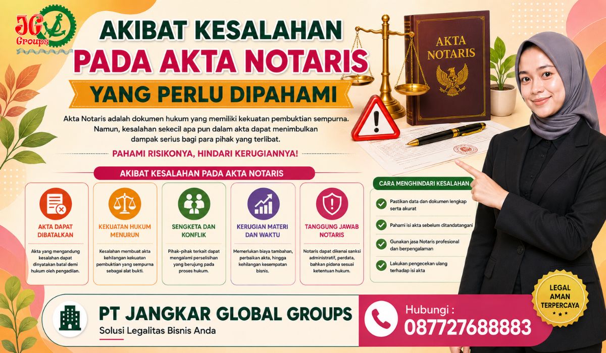 Akibat Kesalahan pada Akta Notaris yang Perlu Dipahami