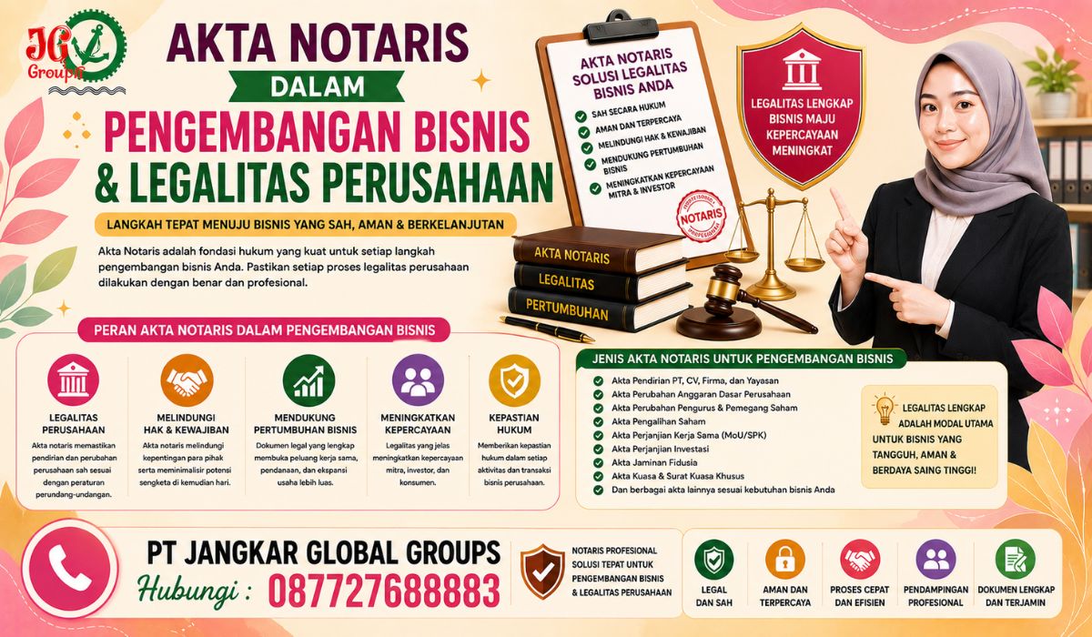 Akta Notaris dalam Pengembangan Bisnis & Legalitas Perusahaan