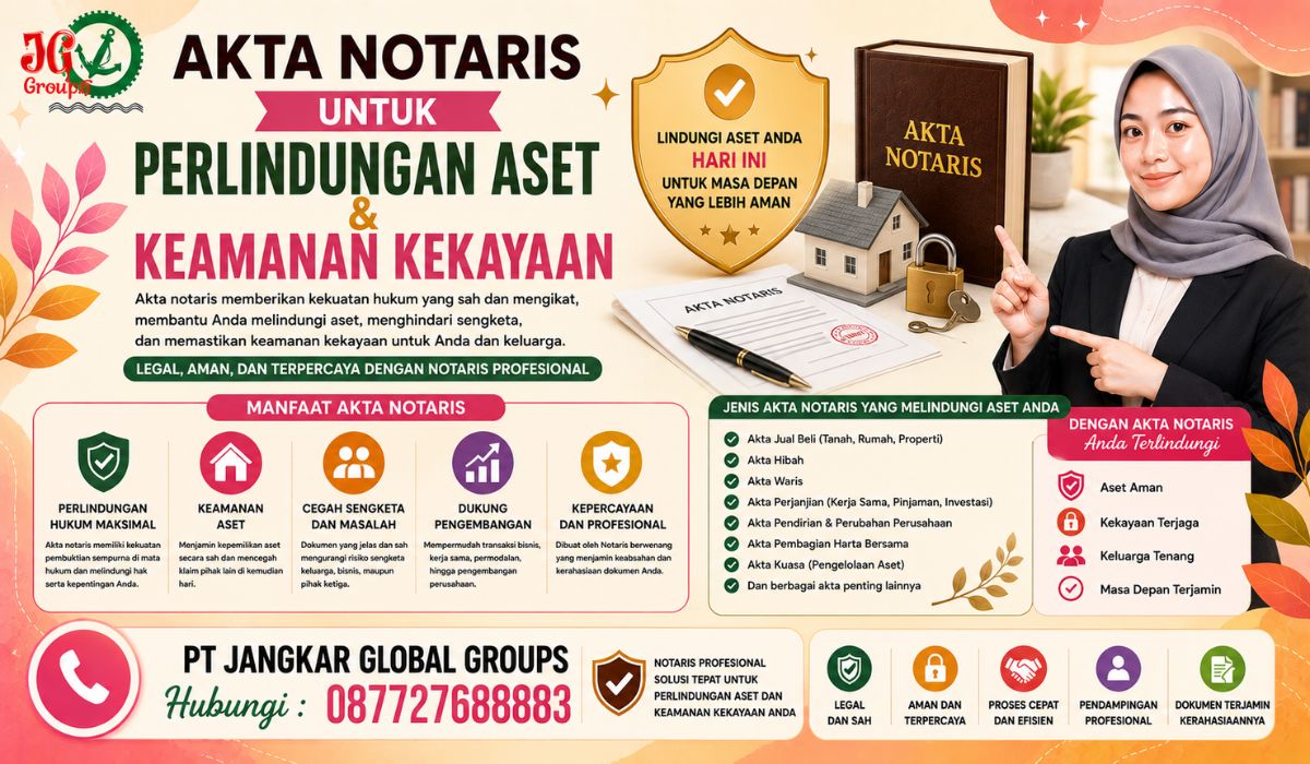 Akta Notaris untuk Perlindungan Aset & Keamanan Kekayaan