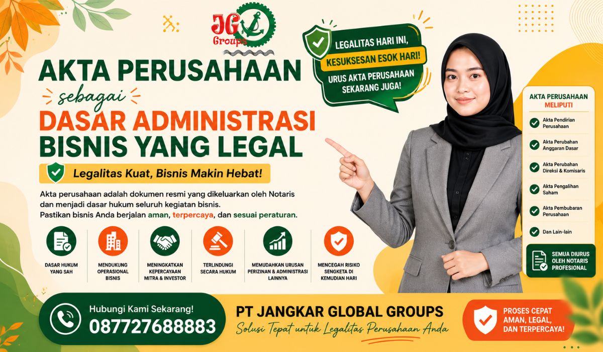 Akta Perusahaan sebagai Dasar Administrasi Bisnis yang Legal