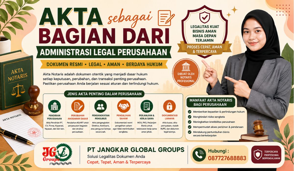 Akta sebagai Bagian dari Administrasi Legal Perusahaan