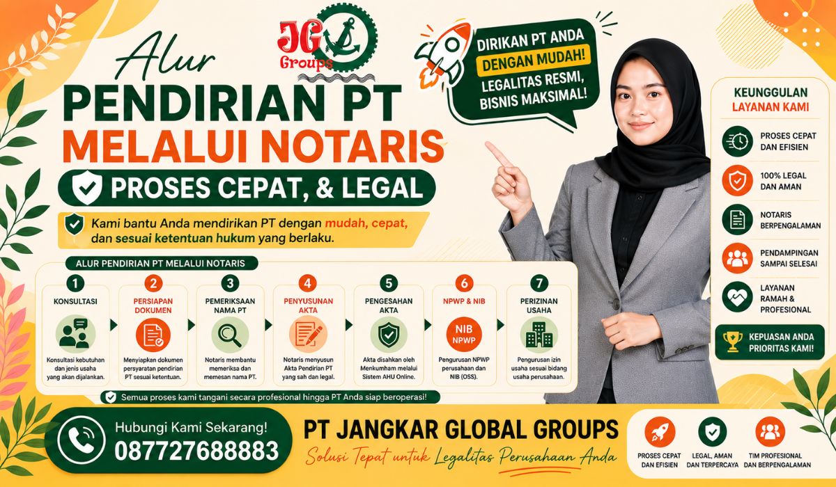 Alur Pendirian PT Melalui Notaris Proses Cepat, & Legal