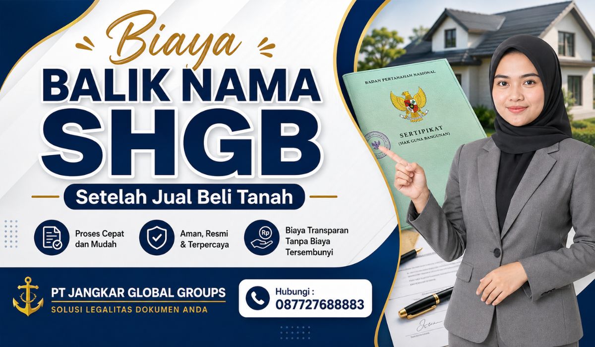 Biaya Balik Nama SHGB Setelah Jual Beli Tanah