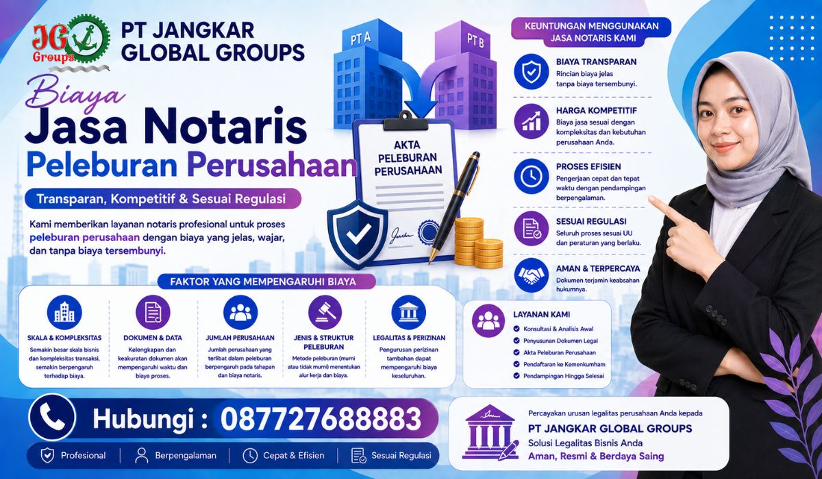 Biaya Jasa Notaris Peleburan Perusahaan