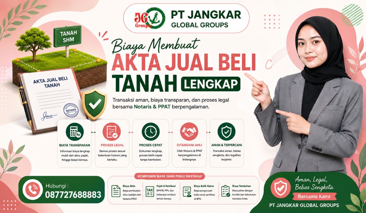 Biaya Membuat Akta Jual Beli Tanah Lengkap