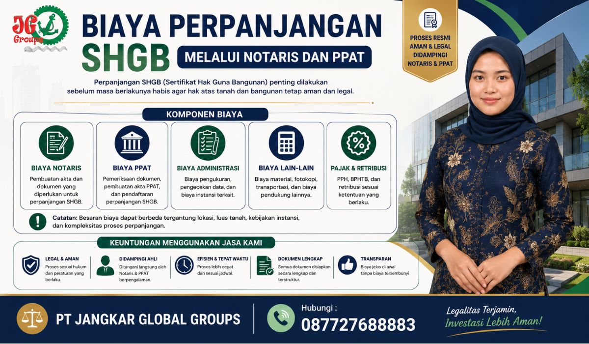 Biaya Perpanjangan SHGB melalui Notaris dan PPAT