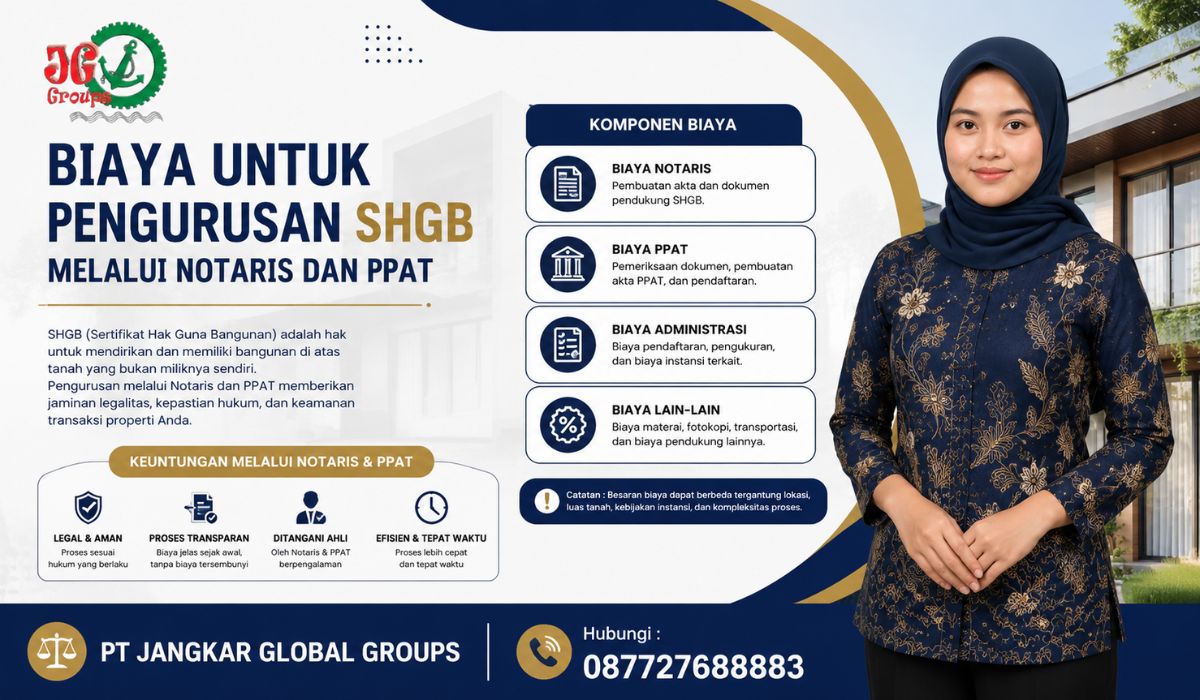 Biaya Untuk Pengurusan SHGB melalui Notaris dan PPAT