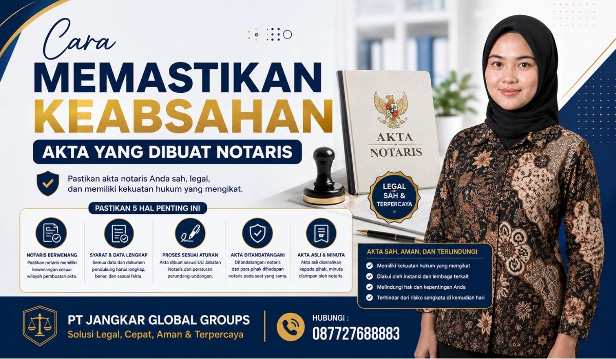 Cara Memastikan Keabsahan Akta yang Dibuat Notaris