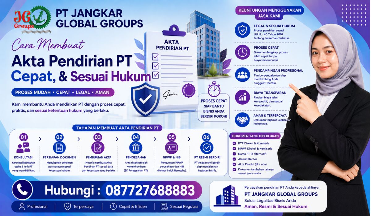 Cara Membuat Akta Pendirian PT Cepat, & Sesuai Hukum