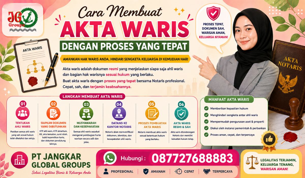 Cara Membuat Akta Waris dengan Proses yang Tepat