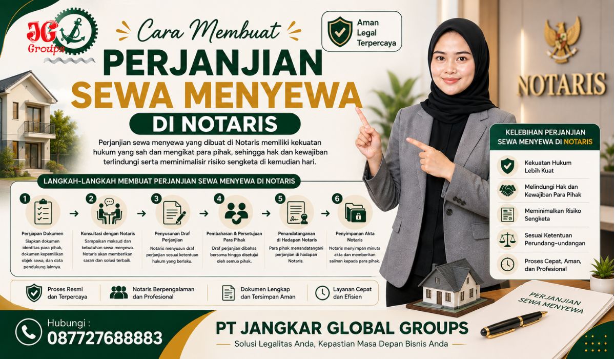 Cara Membuat Perjanjian Sewa Menyewa di Notaris