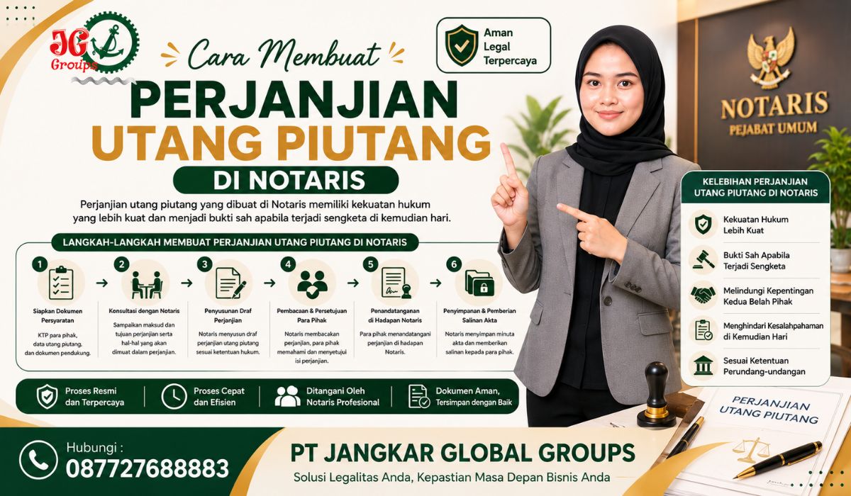 Cara Membuat Perjanjian Utang Piutang di Notaris