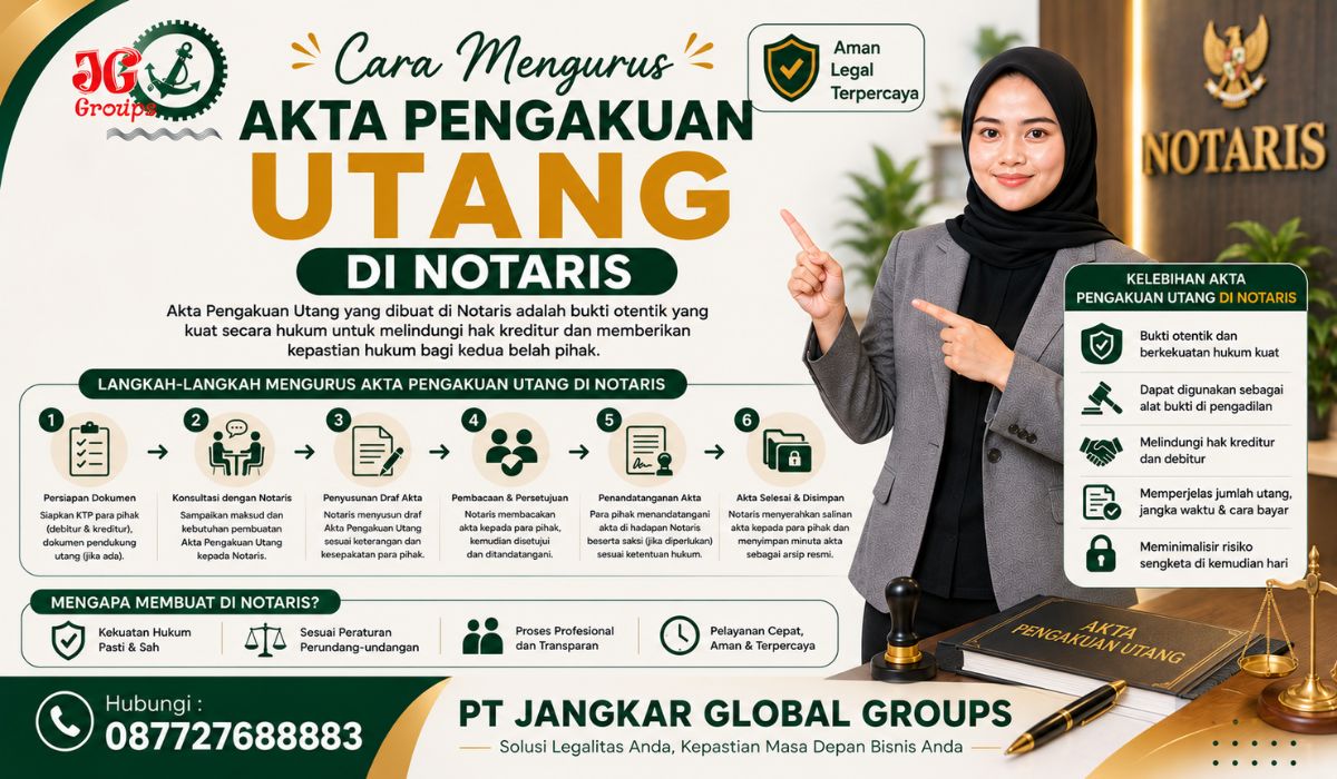 Cara Mengurus Akta Pengakuan Utang di Notaris