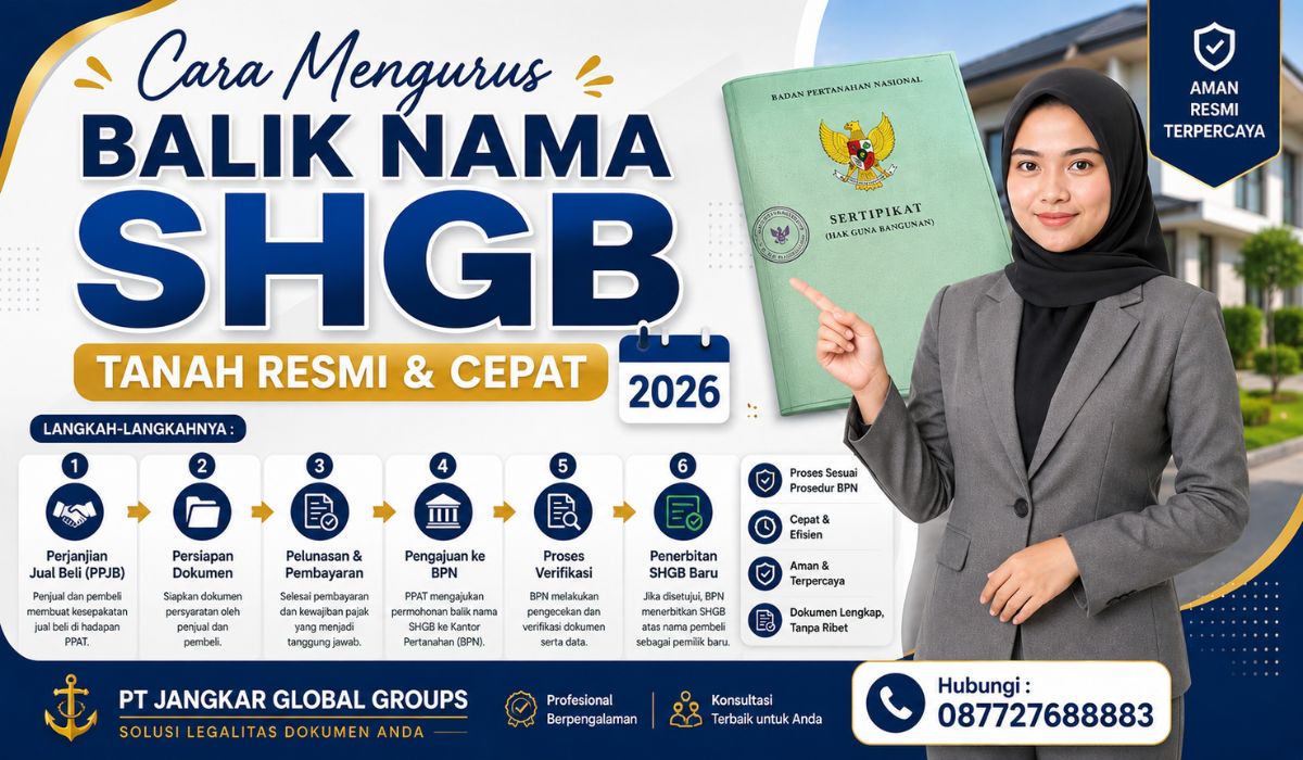 Cara Mengurus Balik Nama SHGB Tanah Resmi & Cepat 2026