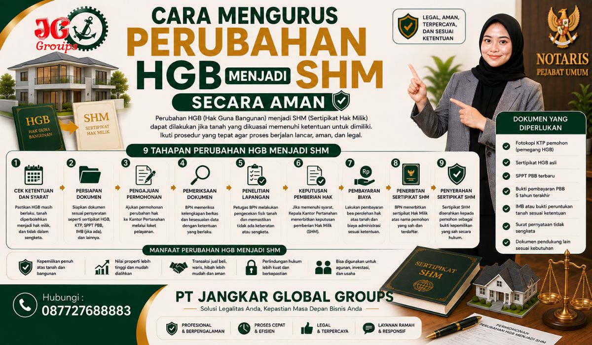 Cara Mengurus Perubahan HGB Menjadi SHM Secara Aman