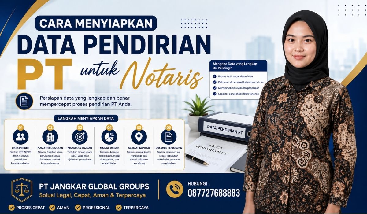 Cara Menyiapkan Data Pendirian PT untuk Notaris