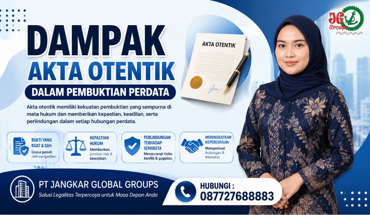 Dampak Akta Otentik dalam Pembuktian Perdata