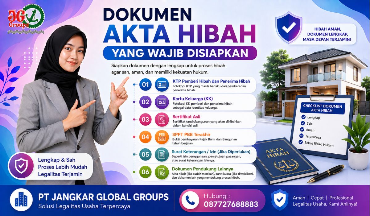 Dokumen Akta Hibah yang Wajib Disiapkan