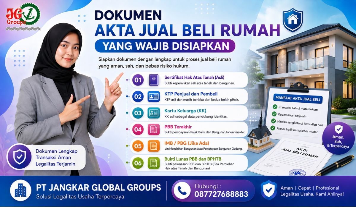 Dokumen Akta Jual Beli Rumah yang Wajib Disiapkan