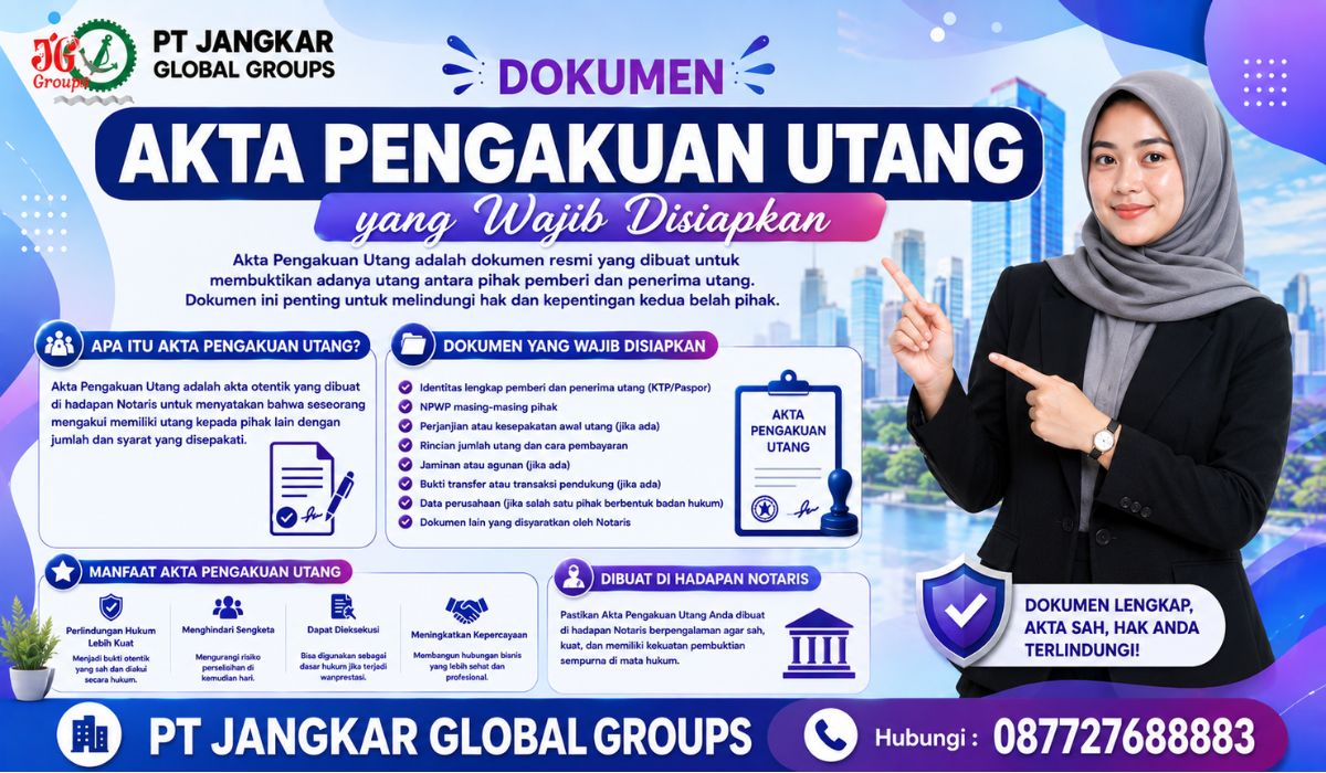 Dokumen Akta Pengakuan Utang yang Wajib Disiapkan