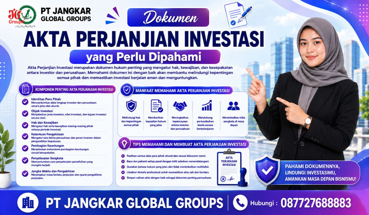 Dokumen Akta Perjanjian Investasi yang Perlu Dipahami