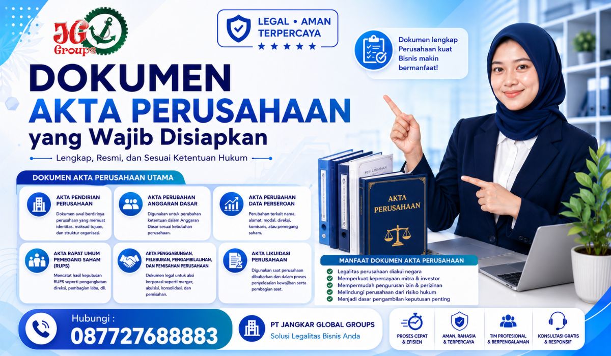 Dokumen Akta Perusahaan yang Wajib Disiapkan
