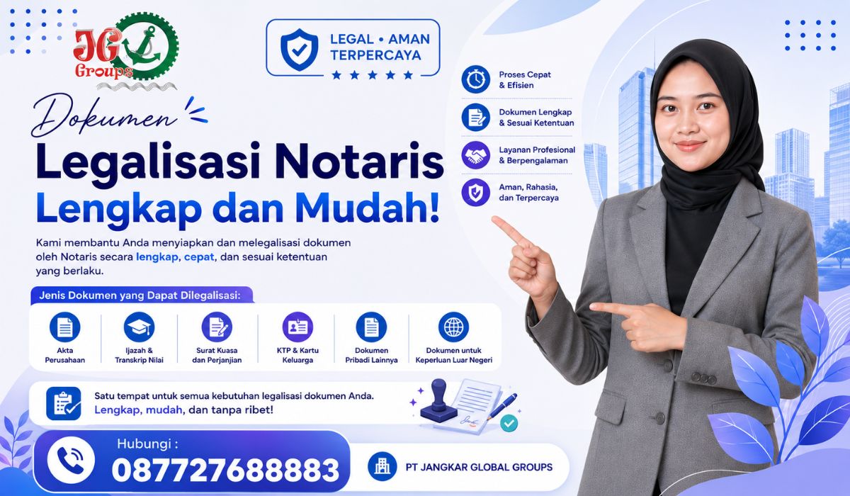 Dokumen Legalisasi Notaris Lengkap dan Mudah