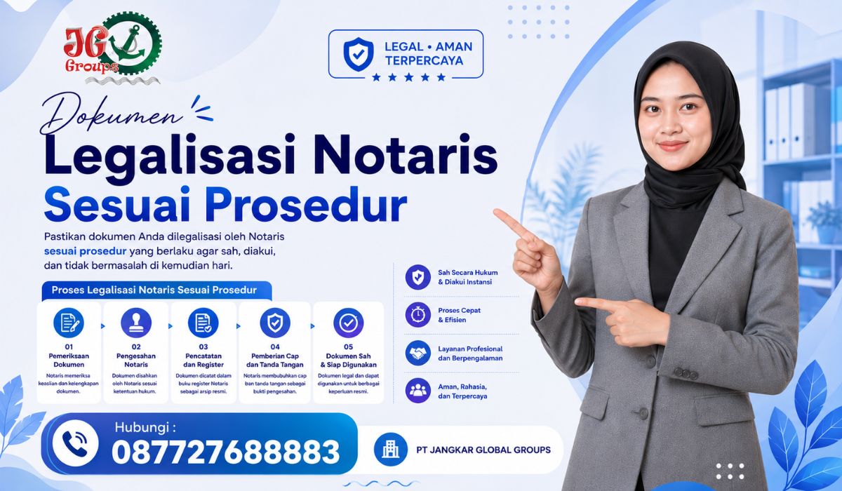 Dokumen Legalisasi Notaris Sesuai Prosedur