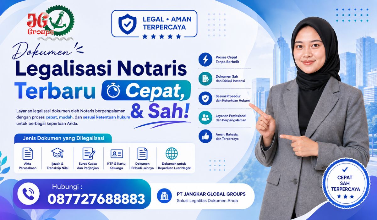 Dokumen Legalisasi Notaris Terbaru Cepat, & Sah