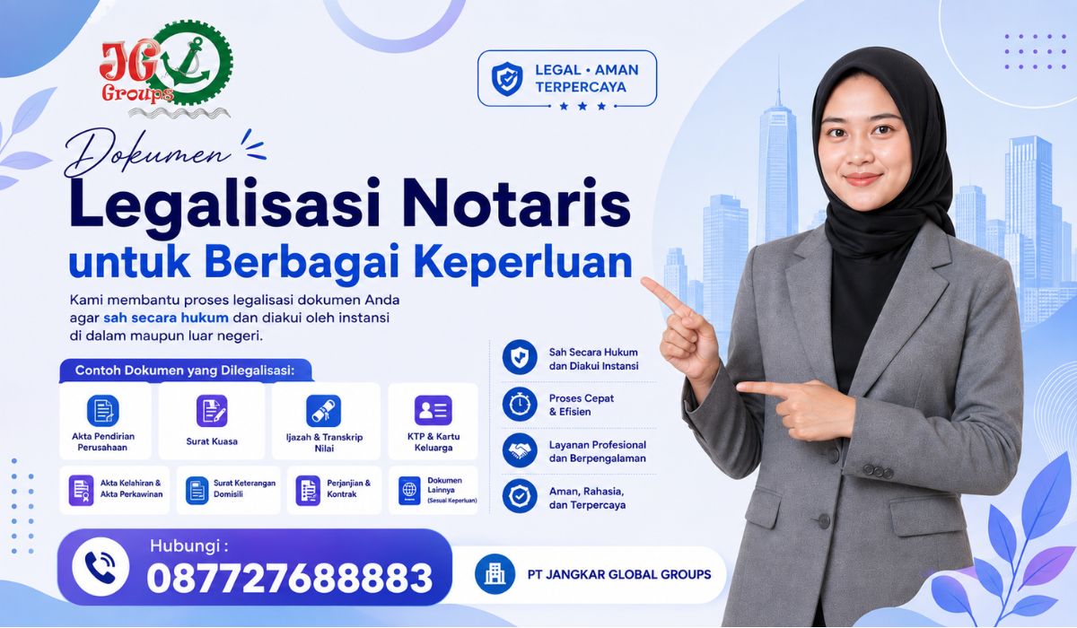Dokumen Legalisasi Notaris untuk Berbagai Keperluan