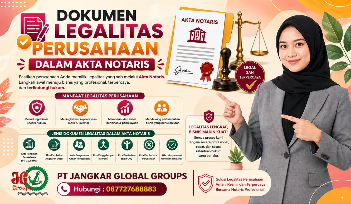 Dokumen Legalitas Perusahaan dalam Akta Notaris