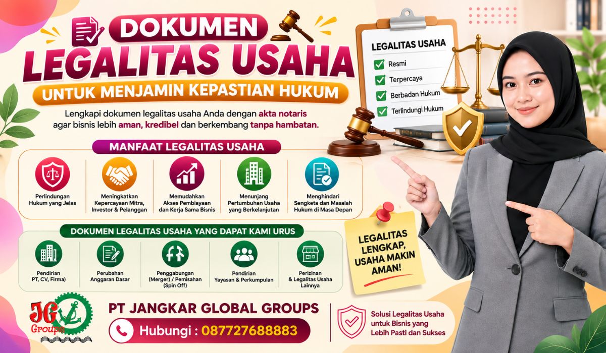 Dokumen Legalitas Usaha untuk Menjamin Kepastian Hukum