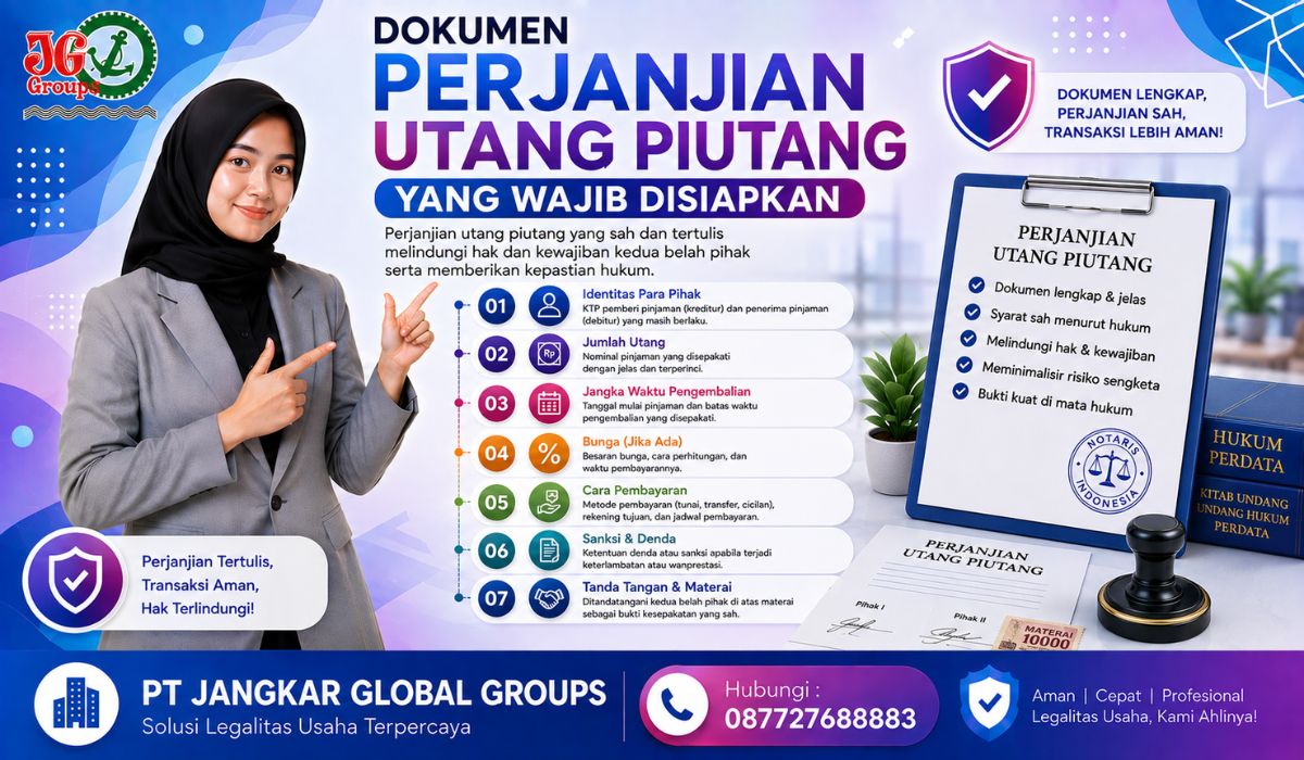 Dokumen Perjanjian Utang Piutang yang Wajib Disiapkan