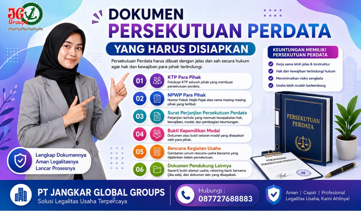 Dokumen Persekutuan Perdata yang Harus Disiapkan