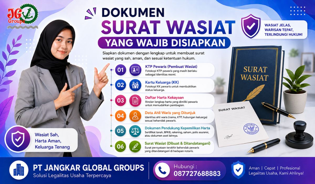 Dokumen Surat Wasiat yang Wajib Disiapkan